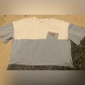 Plus Short-Sleeved Crop Top